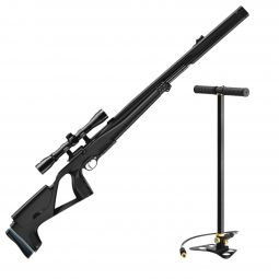 XM1 Suppressed Air Rifle, .22 Cal., 4x32 Scope, w/ Hand Pump