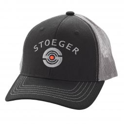 Logo Hat, Black w/ Gray Mesh
