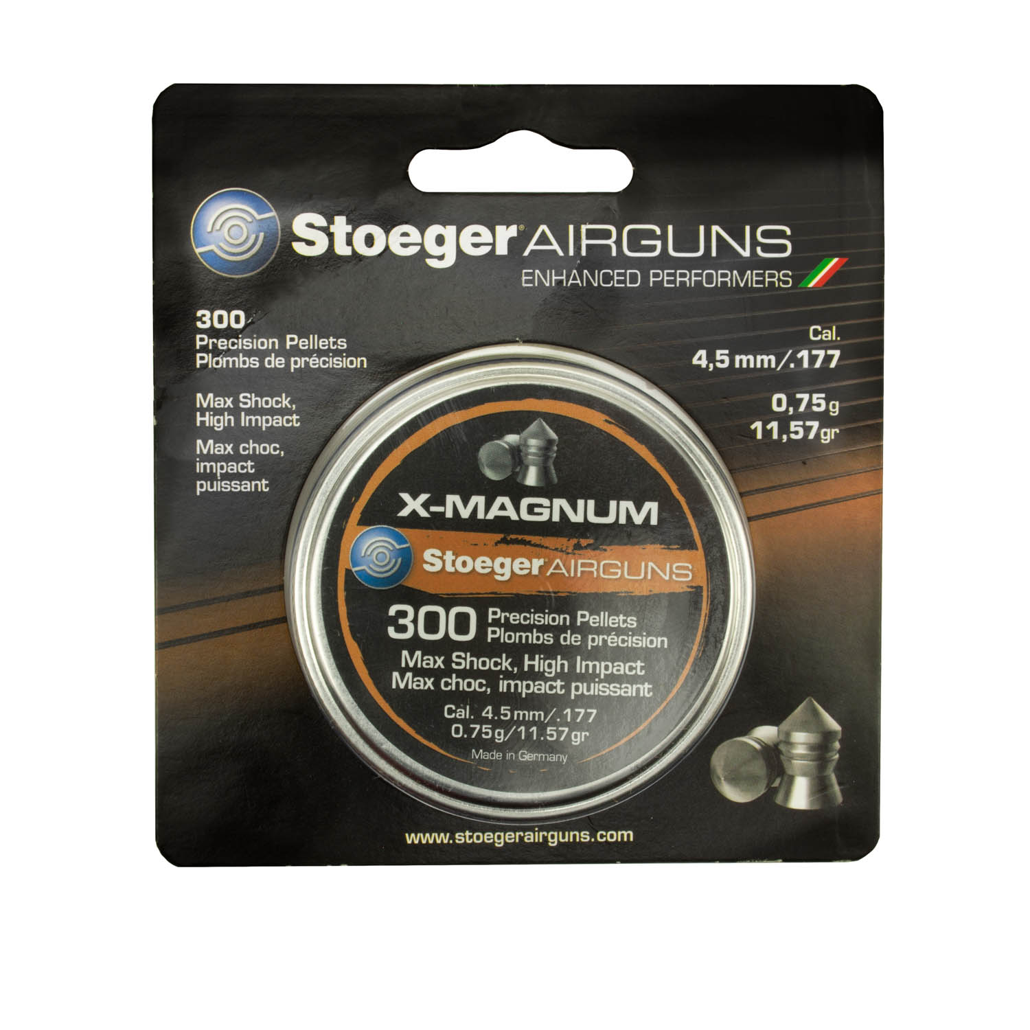 PelX Magnum .177 Precision Pellets, 300 Pack ShopStoeger