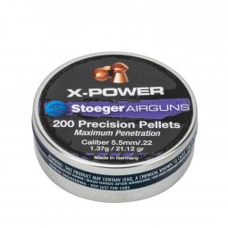 X-Power Maximum Penetration Copper Coated Lead Dome Point Pellets